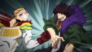 Mirio first loses his Quirk in his fight against Kai Chisaki in My Hero Academia's Shie Hassaikai Arc (Image via BONES)